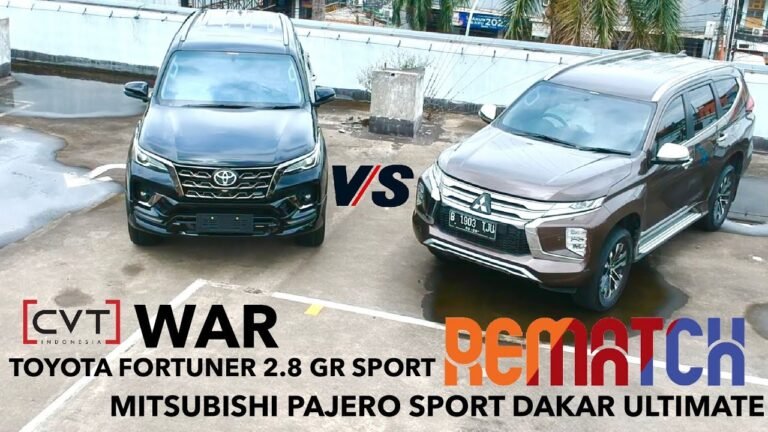 CVT WAR: TOYOTA FORTUNER 2.8L GR SPORT VS MITSUBISHI PAJERO SPORT DAKAR ULTIMATE