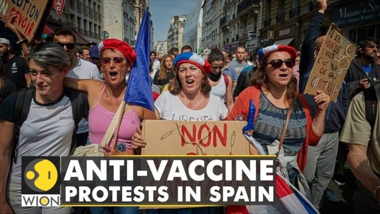 Covid-19 Pandemic| Anti-vaccine protests in Spain, Germany protesters clash with police | World News