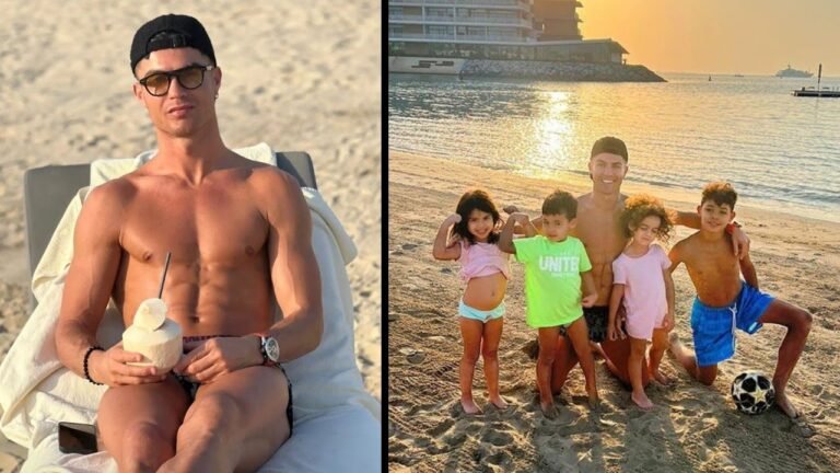 Cristiano Ronaldo en vacances à Dubaï [Emirats Arabes Unis]