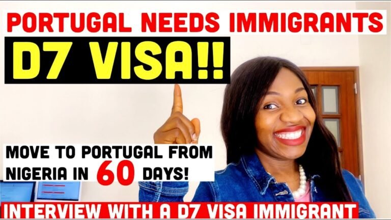 D7 VISA PORTUGAL 2022 | MOVE TO PORTUGAL FROM NIGERIA | EASIEST ROUTE TO BECOMING A RESIDENT #d7visa