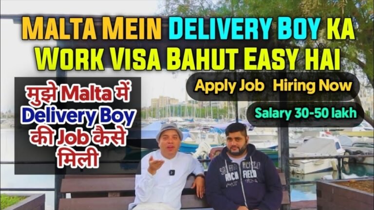 Delivery Jobs in Malta | How I came in Malta for Delivery job without agent | Delivery Jobs in Malta