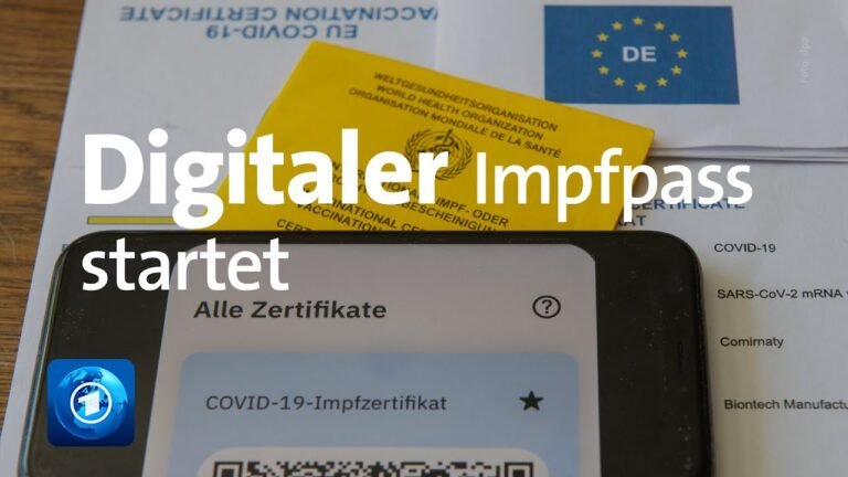 Digitales Impfzertifikat für Corona-Impfungen gestartet