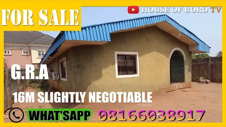 HOUSE FOR SALE IN BENIN CITY G.R.A,  EDO STATE – EMMA MARLBORO / HOUSE FOR SALE IN LAGOS NIGERIA