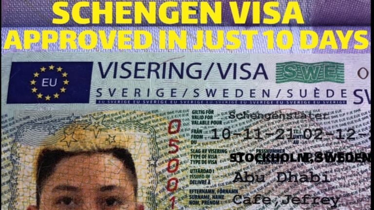 HOW TO GET SCHENGEN VISA APPROVED IN UAE FOR JUST 10DAYS |SWEDEN VISA FIRST TIMER @J.O. UNITED VLOGS