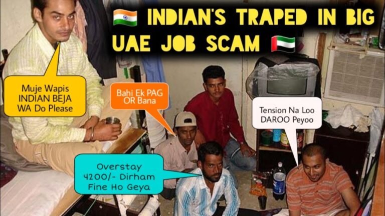 🇮🇳 INDIAN On UAE Visit Visa Dubai TRAPED IN BIG JOB SCAM 🇦🇪