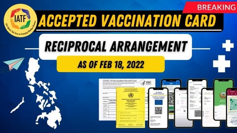 🛑JUST IN! IATF-162! PH TRAVEL UPDATE | MUTUAL RECOGNITION OF COUNTRIES VACCINATION CERTIFICATE