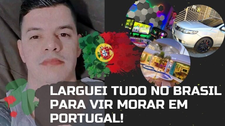 LARGUEI TUDO NO BRASIL E VIM MORAR EM PORTUGAL 🇧🇷✈️🇵🇹 | Valeu a pena? #portugal #moraremportugal