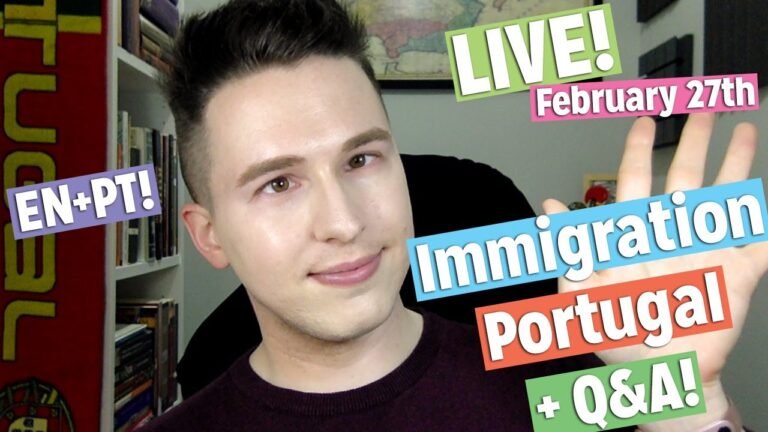 LIVE (EN 🇺🇸& PT🇵🇹)! Immigration, Portugal, Q&A, & more!