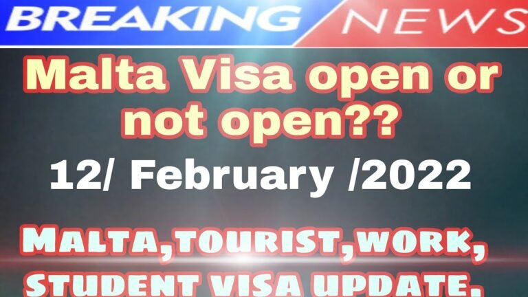 Malta Visa Appointment | Malta Visa For Indian | VFS Malta Update | Malta Visa | Malta Embassy Delhi