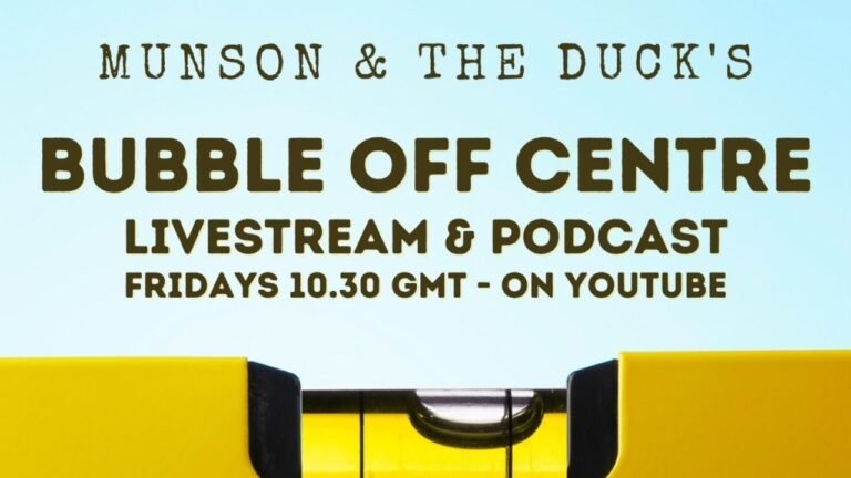 Munson & The Duck's Bubble Off Centre Livestream & Podcast