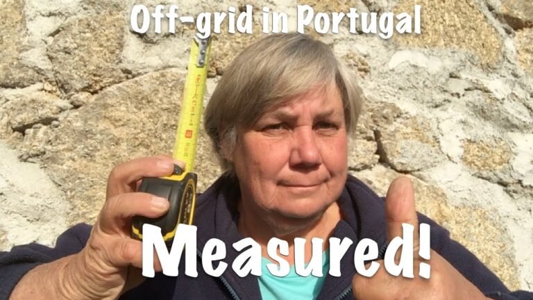 My off-grid life in Central Portugal / Measured