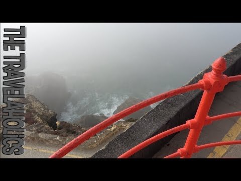 Nazaré lighthouse Portugal movie