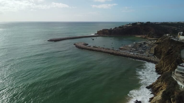 Pescedores Beach (Fisherman's Beach), Albufeira, Portugal. December 2021