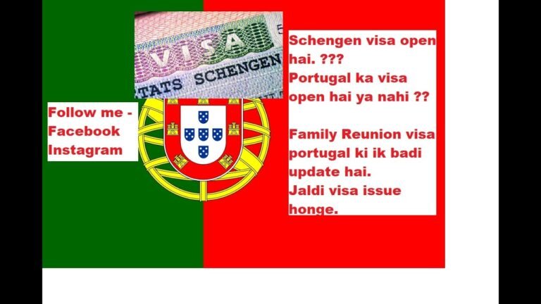 Portugal & Schengen Visa Update | Schengen Visa Open 2022 | Family Reunion Visa Opening 2022 |