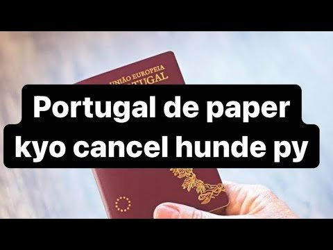 Portugal de paper kyo cancel hunde py {2 February 2022} @YAAR PORTUGAL WALE