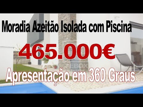 REBOX  Imobiliária Azeitão Apresenta Moradia Isolada em Azeitao com piscina, jardim, paineis solares