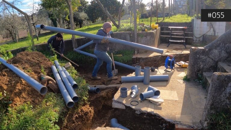 Rainwater Harvesting Part 2 – Laying Pipe