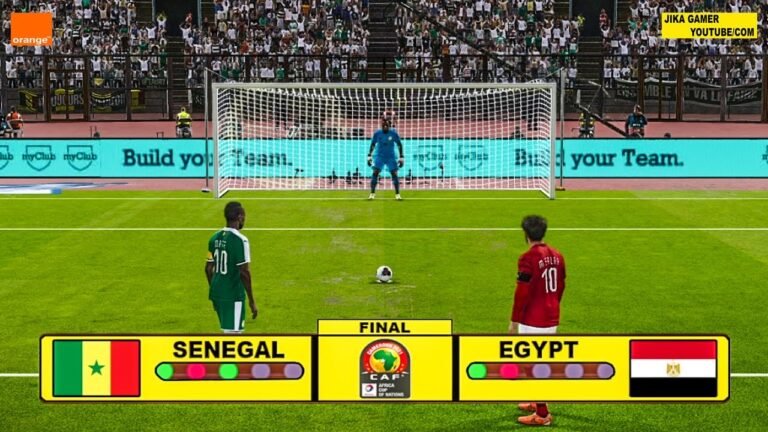 SENEGAL vs EGYPT – FINAL Africa Cup of Nations 2022 Penalty Shootout – PES 2021