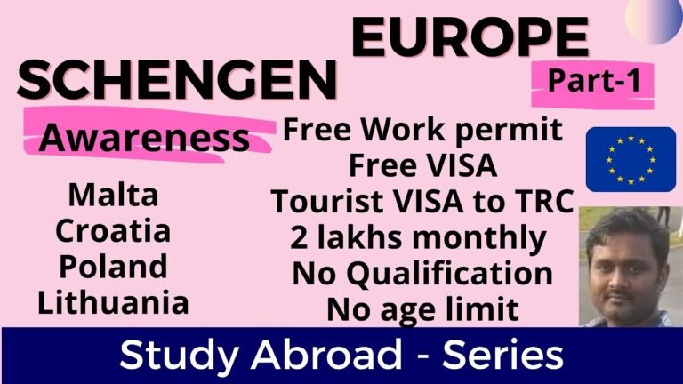 Schengen visa Europe awareness | Part- 1 | Q&A | Poland | Portugal | Malta | Croatia