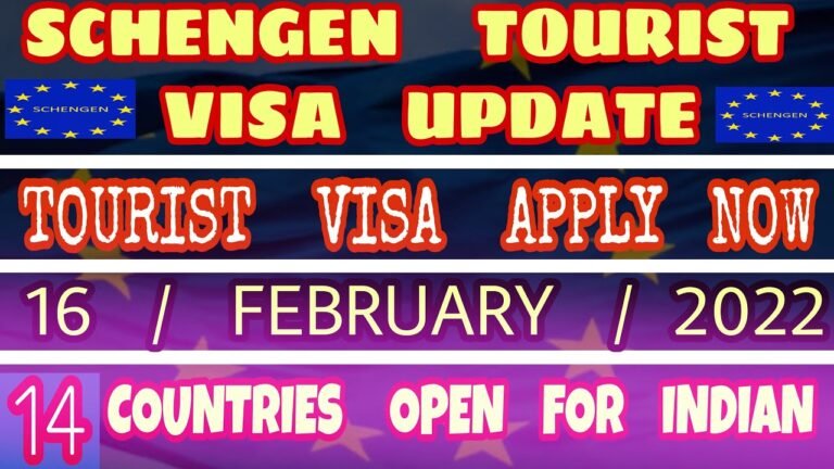 Schengen visa News For Indian | Schengen Tourist Visa From Indian | VFS Update | Schengen Visa 2022