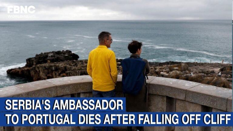 Serbia's ambassador to Portugal dies after falling off cliff #shorts