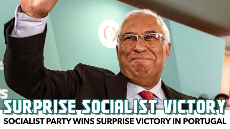 Socialist Party Wins Surprise Victory In Portugal