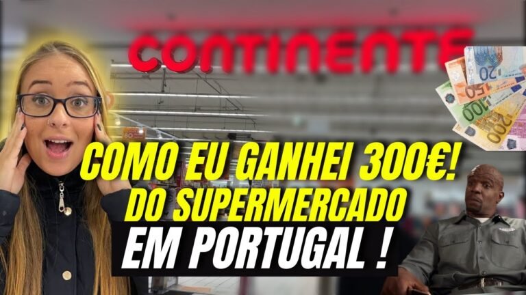 Supermercado em Portugal da dinheiro aos clientes, VEJA COMO !