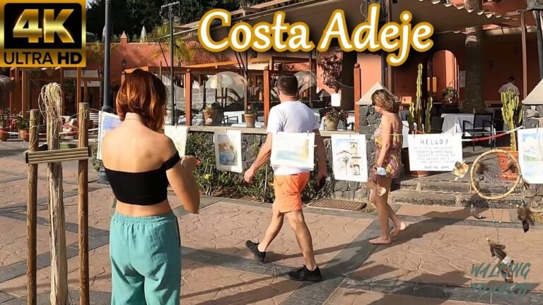 TENERIFE | Costa Adeje Yesterday Sunday 🌞 [At 16pm – 6 February 2022] | Walking Tour [4K]