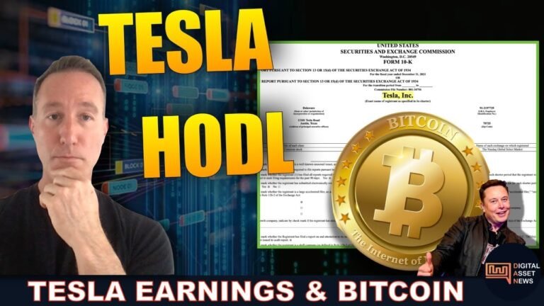 TESLA HODL'S BITCOIN.