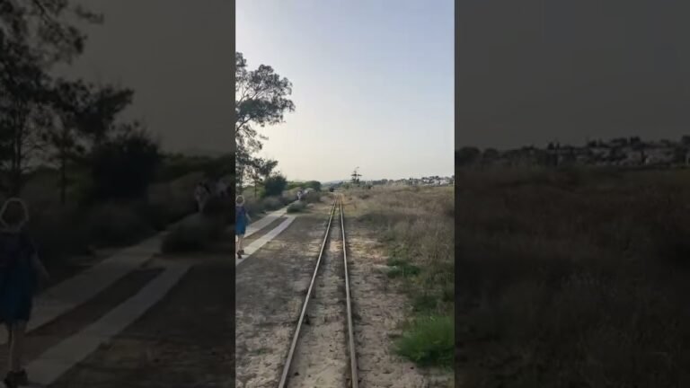 The little train of Barril Beach, Algarve, Portugal