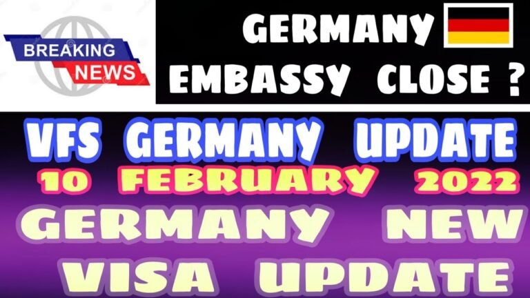 Vfs Germany Update | Germany Visa For Indian | Germany Visa Appointment | Germany Embassy Delhi |