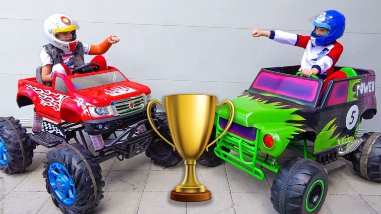 Vlad e Niki transformam o G Wagon da mamãe e andam em Monster Trucks