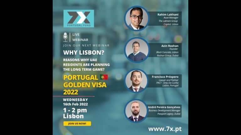 Webinar – Why Lisbon? Reasons Why UAE Residents Are Planning The Long Game