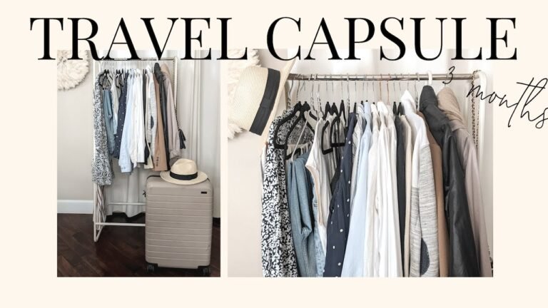 What I'm Packing for 3 Months in Portugal | 3 month travel capsule wardrobe