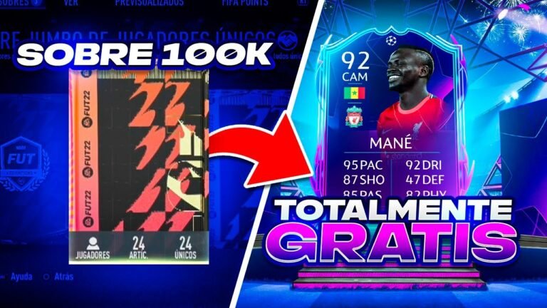 ⚠️¡CORRE!⚠️CONSIGUE SOBRE 100K GRATIS en FIFA 22 ULTIMATE TEAM!!!😱 (Sobres Gratis FIFA 22)