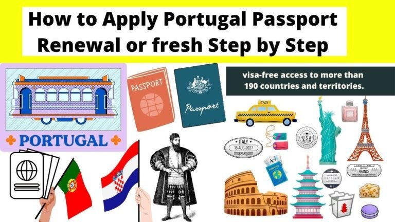 ✈️How to for Apply Portugal Passport Renewal fresh Step by Step ✈️ #PortuglPassport Part 1