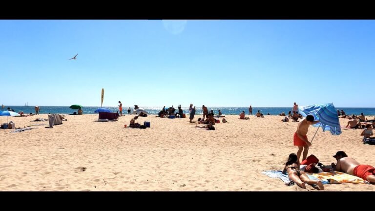 5K video. Lisbon, Portugal. Beach of Carcavelos (1 of 2)