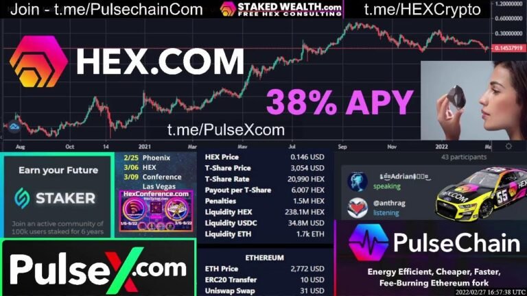 957 – Live HEX, Pulsechain, PulseX Sacrifice voice chat