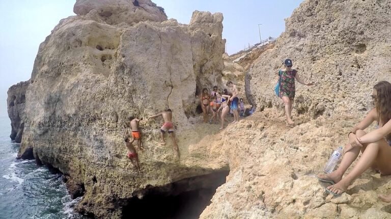 Algar Seco Carvoeiro Portugal Beach Caves and Cliffjumping in the Algarve