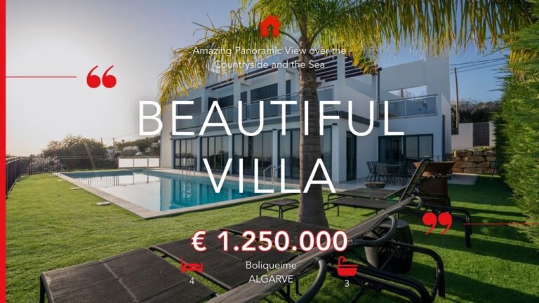 AlgarveProperty.com – Contemporary style 4-bed villa with COUNTRY & SEA views – BOLIQUEIME/Portugal