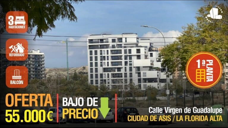 ☀️Alicante💰55.000€⭐️PISO REFORMADO EN OFERTA !! CIUDAD DE ASIS⭐️