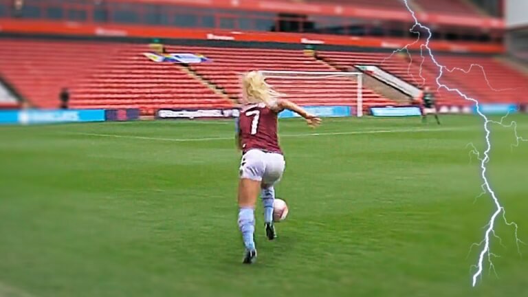 Alisha Lehmann showing her CLASS at Aston Villa