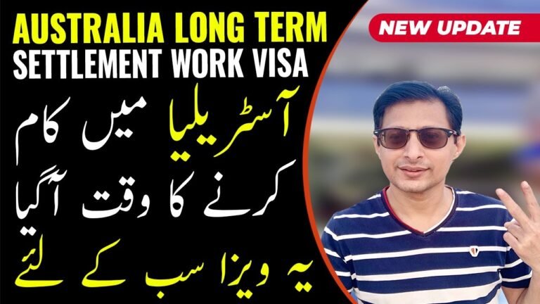 Australia Work Visa for Pakistani | Australia Long Term Work Visa | Australia Subclass 408 Visa 2022