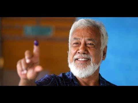 Avô Xanana ezerse nia Votu iha Balibar.