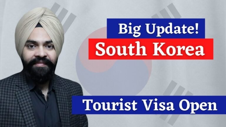 Big Update! South Korea Tourist Visa From India