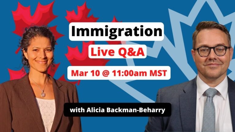 Canada Immigration Live Q&A with Alicia and Mark