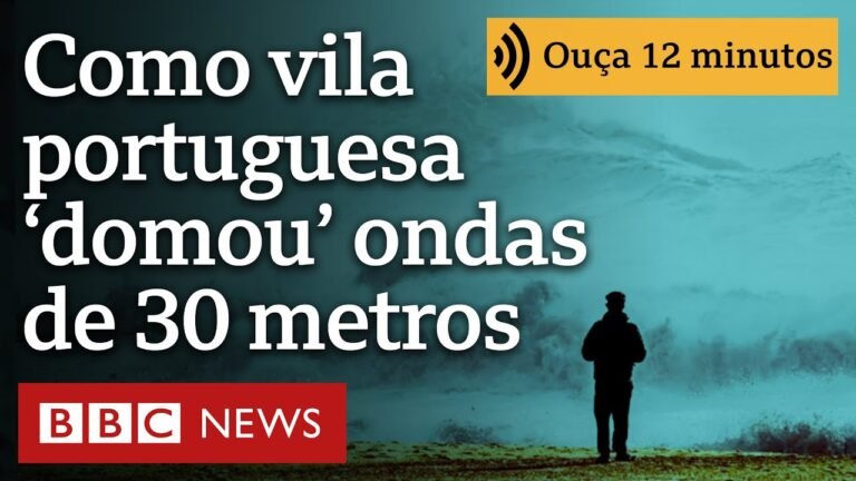 Como vila de pescadores em Portugal aprendeu a conviver com ondas de 30 metros | Ouça 12 minutos