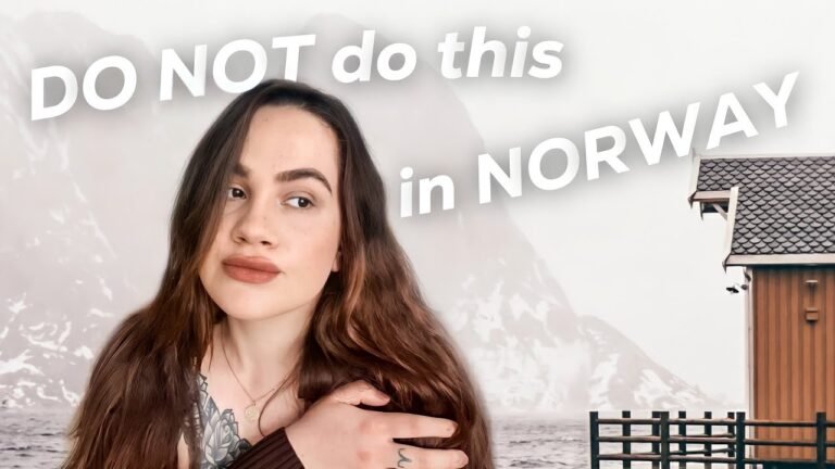 DONT DO THIS IN NORWAY: how should you behave in this scandinavian country?