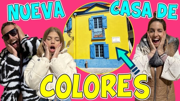 ENSEÑAMOS NUESTRA NUEVA CASITA DE COLORES | Familia Amiguindy