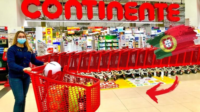 Em Portugal compra BÁSICA de supermercado, para a semana de um casal